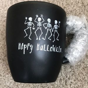 Rae Dunn skeleton Halloween mug